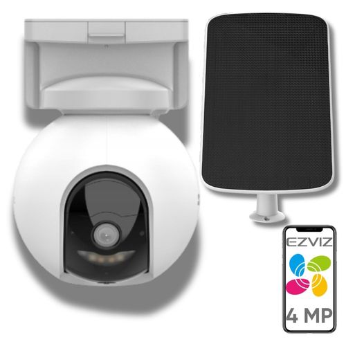 Kamera zewnętrzna z panelem solarnym obrotowa EZVIZ HB8 2K+ 4MP Kamera WiFi na Arena.pl