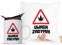 Zestaw Poduszka + Kubek Dla Palaczy Jaraczy 420 Z Nadrukiem Ze Zdjęciem