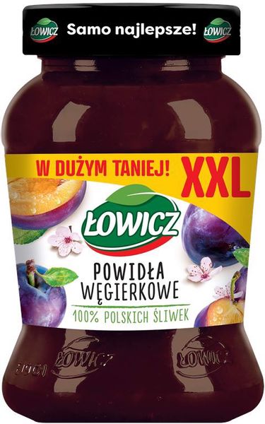 Łowicz Powidła śliwkowe 490 g zdjęcie 2