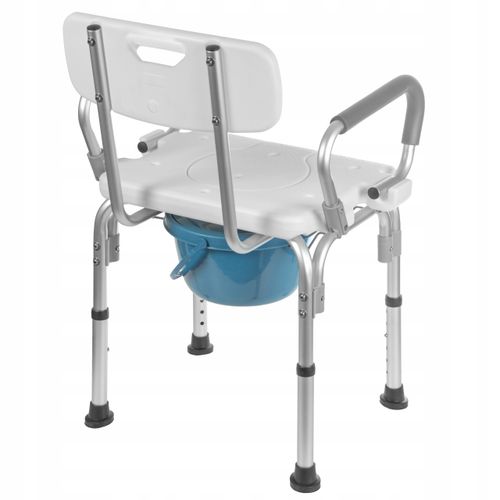 KRZESŁO PRYSZNICOWE WC TOALETA Z OTWOREM SANITARNE na Arena.pl