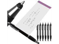 6x długopis ze ściągą kartka ściąga notatki na studia szkoły rysik