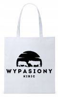 Torba Biała Eco Shopper Dla Kibica Prezent Z Nadrukiem Ze Zdjęciem