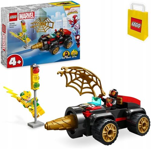 LEGO SPIDEY 10792 SAMOCHÓD SPIDERMANA POJAZD WIERTŁOWY AUTO I ELECTRO 4+ na Arena.pl