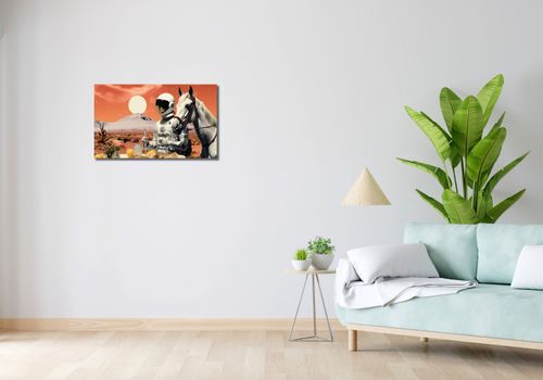 Obraz 70x40cm Obiad na Marsie na Arena.pl