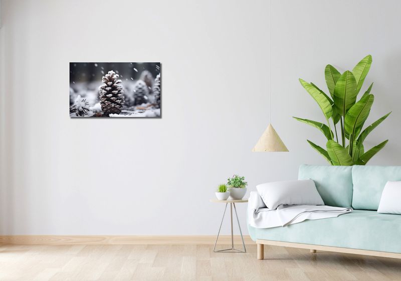 Obraz 70x40cm Zimowy Spokój zdjęcie 2