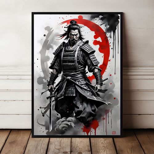 Plakat samuraj równowaga 50x70 cm na Arena.pl