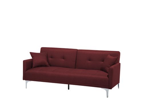 Sofa rozkładana czerwona LUCAN na Arena.pl