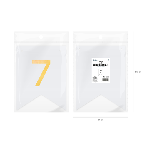 Baner DIY 16 cm - cyfra 7 na Arena.pl