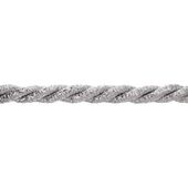 Sznur metalizowany Fi - 9 / F (1mb) SREBRNY