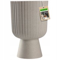 KADAX Doniczka Donica Osłonka Gazon 14cm Szara Eko