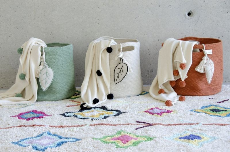 Lorena Canals Kosz dekoracyjny Leaf Natural zdjęcie 10