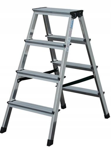 Drabina Krause 2,4 m aluminium 2 x 4 do 150 kg Dopplo na Arena.pl