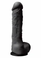 ns novelties pleasures dildo 8 inch silikonowy model z przyssawką czarny