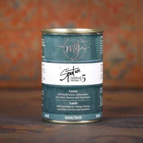 Jagnięcina 75% mięsa z gryką i twarogiem dla psa | karma mokra dla psa 410g na Arena.pl