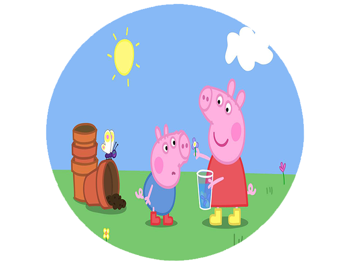 Opłatek na tort Świnka Peppa zdjęcie 1