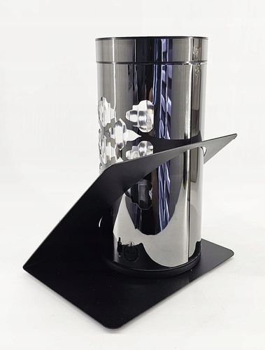 SOLARNY ZNICZ LED NAGROBNY SREBRNY WYTRZYMAŁY WIECZNA LAMPKA PARIS 23CM na Arena.pl