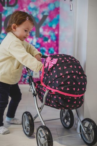 KINDERPLAY WÓZEK DLA LALEK GŁĘBOKI GONDOLA SKŁADANY DASZEK na Arena.pl