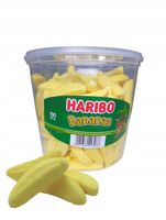 Żelki Pianki Owocowe HARIBO Bananowe Banany 150 sztuk / 1050g Niemieckie