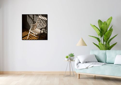 Plakat 70x70cm Krzesło w Cieniu na Arena.pl