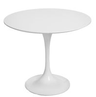 Stół Fiber 90 inspirowany Tulip Table MDF biały okrągły