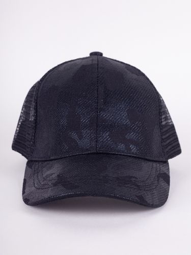 Czapka z daszkiem bejsbolówka damska moro czarna 56-58 YOCLUB na Arena.pl