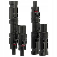 ZŁĄCZE KONEKTOR MC4 DWÓJNIK RÓWNOLEGŁY SOLARNY + - ROZGAŁĘŹNIK