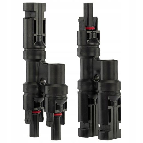 ZŁĄCZE KONEKTOR MC4 DWÓJNIK RÓWNOLEGŁY SOLARNY + - ROZGAŁĘŹNIK na Arena.pl