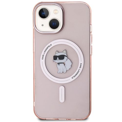 Etui Karl Lagerfeld do iPhone 15, iPhone 14, iPhone 13, Różowy, MagSafe na Arena.pl