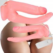 PODWÓJNY PENIS WIBRATOR NA DWA BATY EROTYKA PODWÓJNA I GŁĘBOKA PENETRACJA