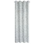 Zasłona SANCY 140x250 cm srebrno‑złoty marmurkowy wzór przelotki