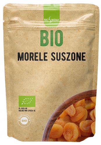 Morele suszone ciemne BIO 500g EKOLOGICZNE jakość PREMIUM BIOSWENA na Arena.pl