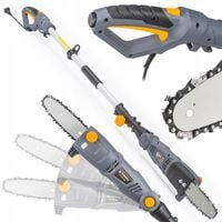 PIŁA ELEKTRYCZNA DO GAŁĘZI NA WYSIĘGNIKU PODKRZESYWARKA TELESKOPOWA