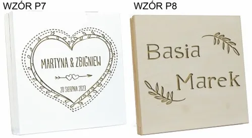 PUDEŁKO NA PIENIĄDZE PREZENT ŚLUBNY DLA MŁODEJ PARY NOWOŻEŃCÓW GRAWER na Arena.pl