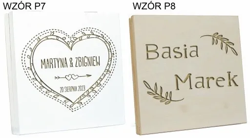 PUDEŁKO NA PIENIĄDZE PREZENT ŚLUBNY DLA MŁODEJ PARY NOWOŻEŃCÓW GRAWER zdjęcie 11