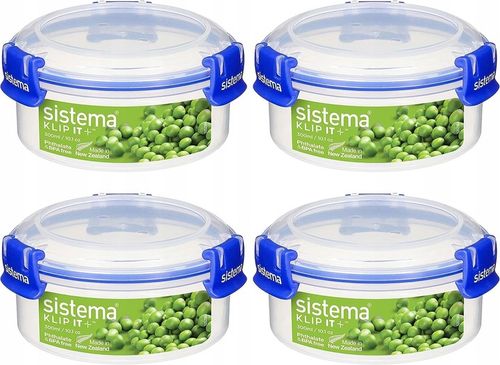 Pojemnik na Żywność Sistema Klip It 4szt 300ml na Arena.pl