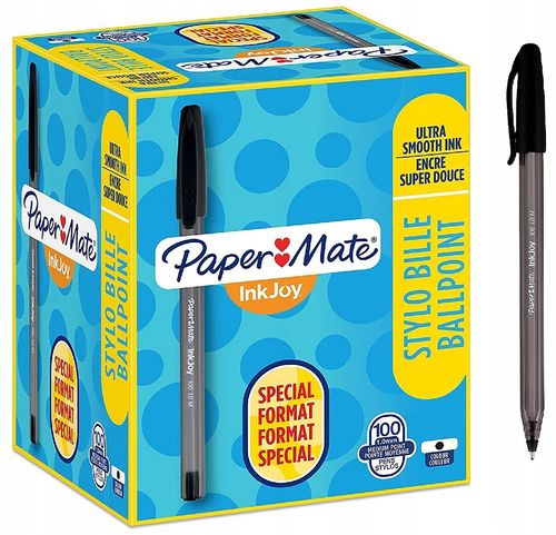 Długopis Inkjoy 100 Cap Czarny  Vp (100) na Arena.pl