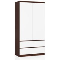 Szafa do sypialni, 2 szuflady, drzwi, DORMI, 90x51x180 cm,  | TYLETEGOTU