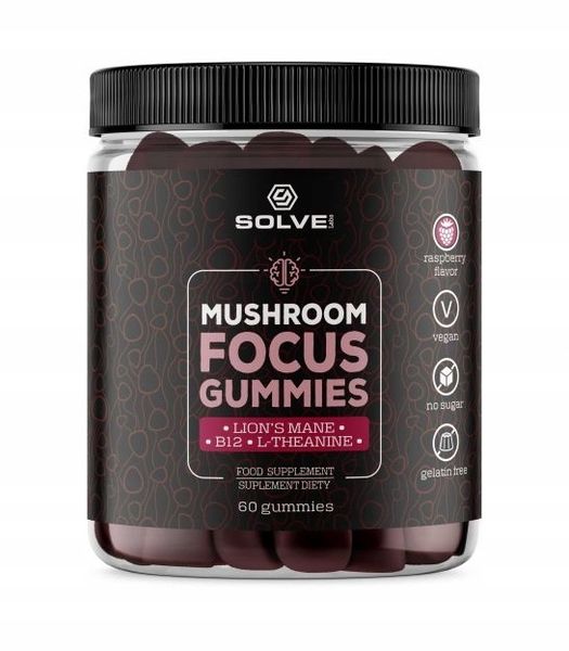 SOLVE LABS Mushroom Focus Gummies (żelki) zdjęcie 1