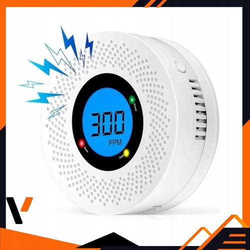 CZUJNIK CZADU DETEKTOR TLENKU WĘGLA EKRAN LCD CERTYFIKOWANY GŁOŚNY na Arena.pl