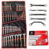 KLUCZE PŁASKO OCZKOWE 6-32mm PŁACHTA PŁACHCIE ZESTAW KLUCZY TORX CRV 47szt