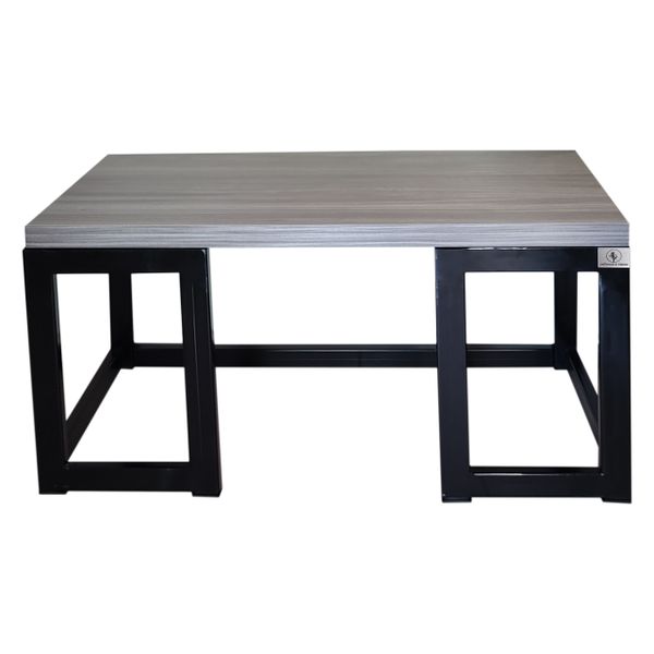 Ławka loft laminowana MORISA metal industrialny zdjęcie 1