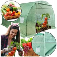 TUNEL FOLIOWY OGRODOWY SZKLARNIA 4,5x2x2m FOLIA 9m² FOLIAK UV-4 PREMIUM