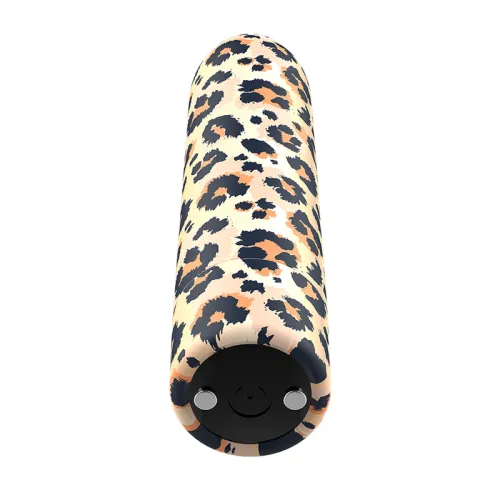 calexotics custom bullets leopard - mini masażer 10 trybow, magnetyczny na Arena.pl