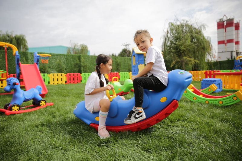 bujak dla dzieci wieloosobowy Tirtil niebieski zdjęcie 3