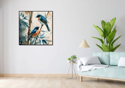 Plakat 90x90cm Trzy Ptaki na Arena.pl