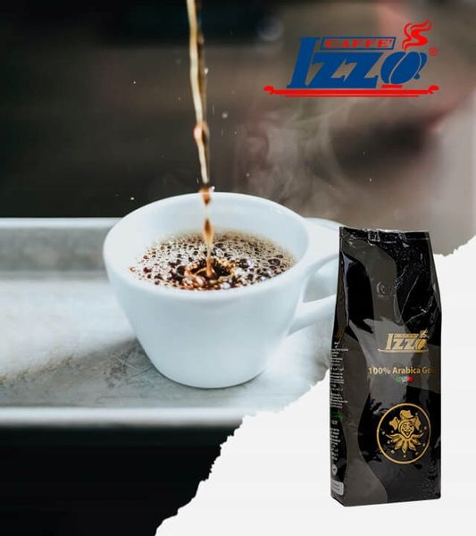 Kawa ziarnista IZZO ARABICA GOLD 1kg | prawdziwa włoska kawa Arabica 100% zdjęcie 2