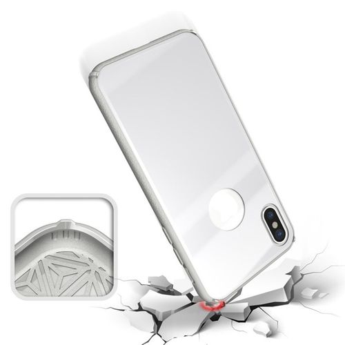 TEMPERED GLASS CASE IPHONE X BIAŁY na Arena.pl