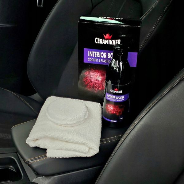 Czernidło Do Plastików Dressing Renowacja Spray do Kokpitu INTERIOR zdjęcie 13