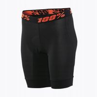 Bokserki rowerowe z wkładką damskie 100% Crux Liner W black XL
