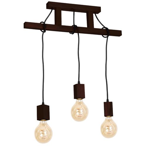 Lampa Wisząca JACK 3xE27 Orzech na Arena.pl